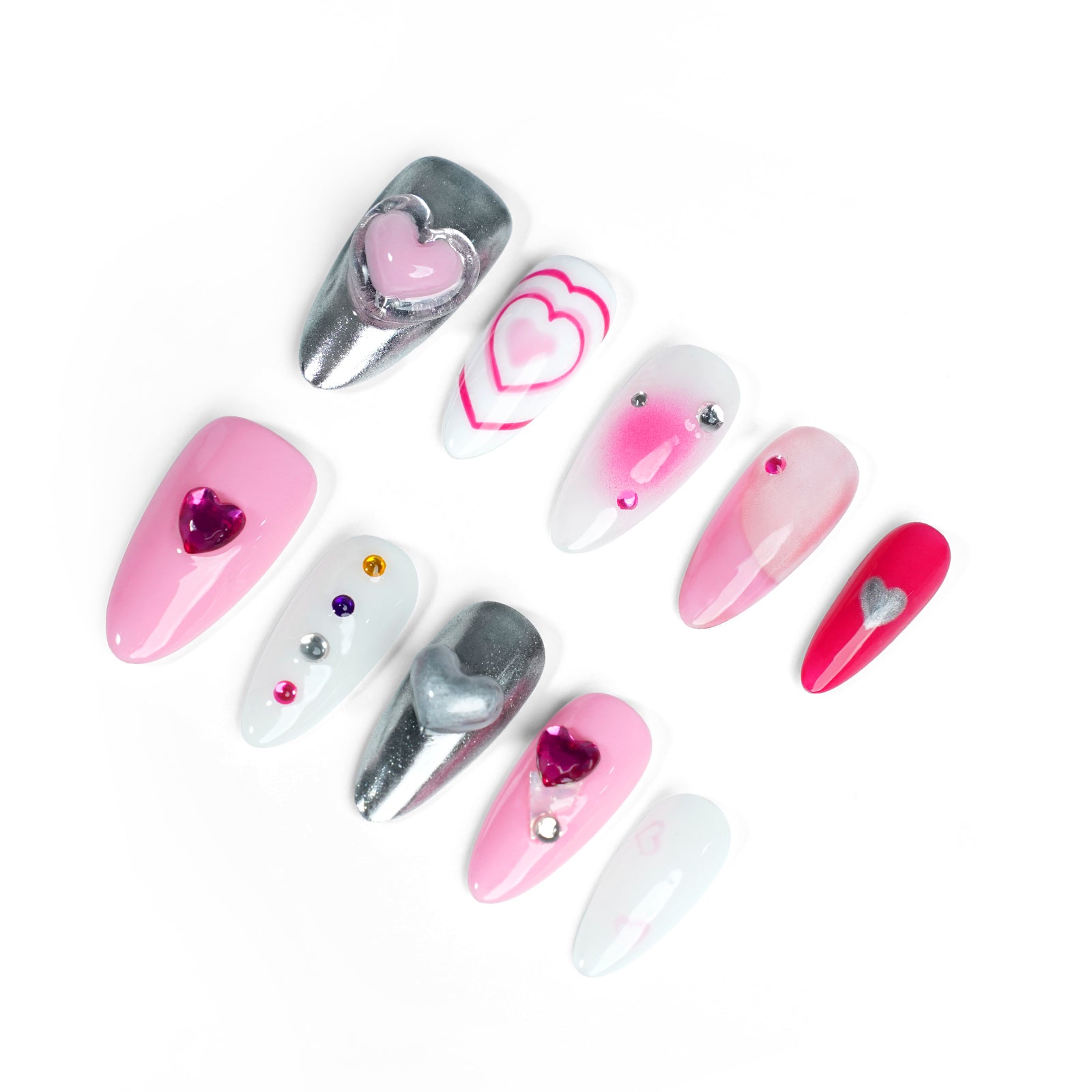 Siva Nail, Love Symphony, faux ongles pour la Saint-Valentin