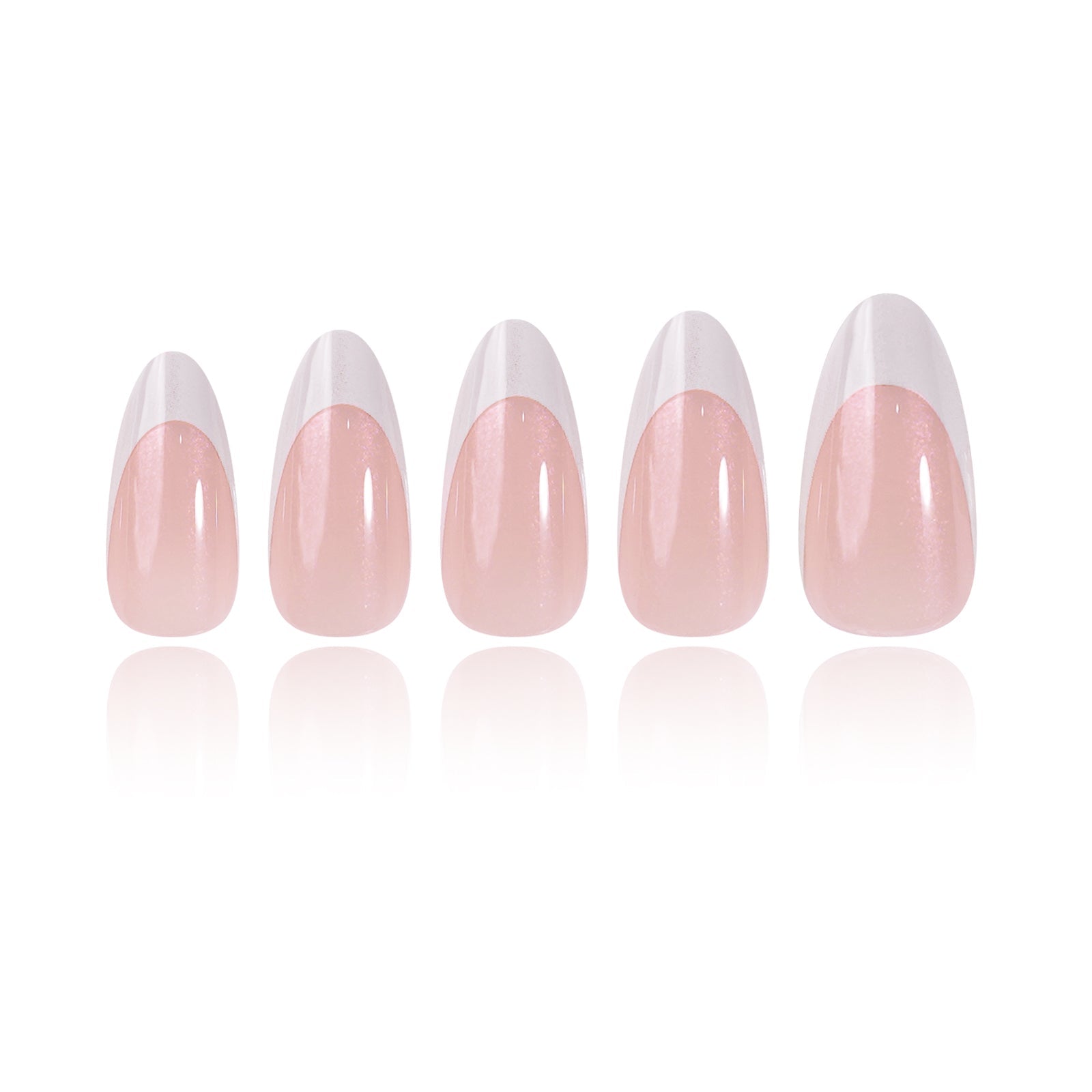 Siva Nail, Radiant Veil, 24 pièces à coller sur les ongles French Tip