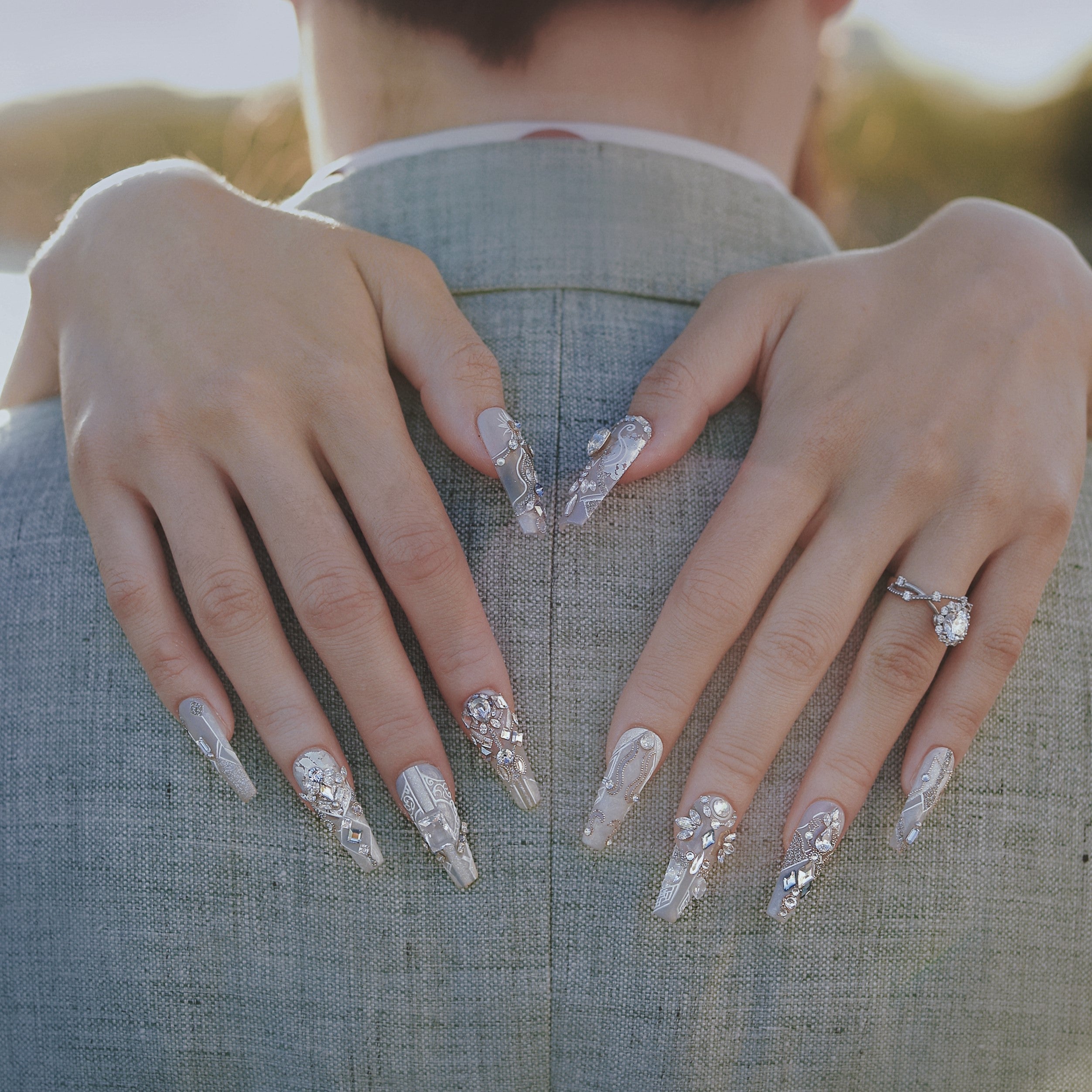 Siva Nail, Crystal Crown, des ongles glamour faits main à coller