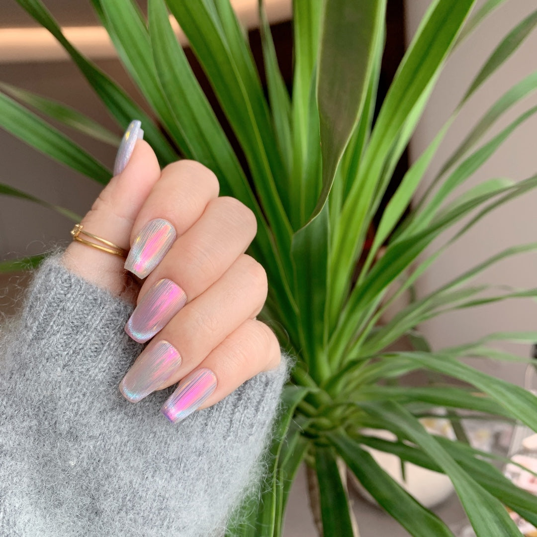 Siva Nail, Éclat du soir, Aura élégante, Ongles à coller faits main